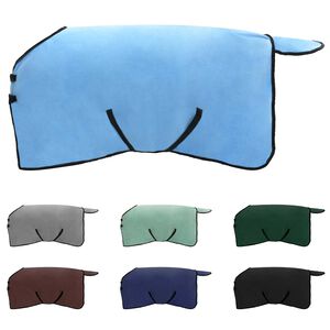vidaXL Horse Blanket Full Aqua Polyester