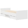 vidaXL Bed Frame without Mattress White 100x200 cm