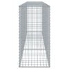 vidaXL Gabion Basket with Cover 300x50x100 cm Galvanised Iron