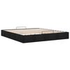 vidaXL Ottoman Bed Frame without Mattress Black Super King Fabric