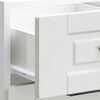 vidaXL Kitchen Base Cabinet "Porto" High Gloss White Engineered Wood