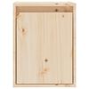 vidaXL Wall Cabinets 2 pcs 30x30x40 cm Solid Wood Pine
