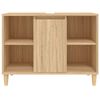 vidaXL Sink Cabinet Sonoma Oak 80x33x60 cm Engineered Wood