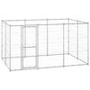 vidaXL Outdoor Dog Kennel Galvanised Steel 7.26 m&sup2;