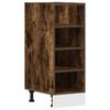 vidaXL Bottom Cabinet "Riga" Smoked Oak 30x44,5x81,5 cm Engineered Wood