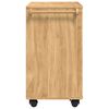 vidaXL Kitchen Trolley FLORO Wax Brown 72.5 x 45 x 80 cm