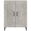 vidaXL Sideboard Concrete Grey 69.5x34x90 cm Engineered Wood