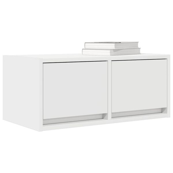 vidaXL TV Cabinets 2 pcs White 60x31x25.5 cm Engineered Wood