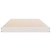 vidaXL Floor Bed Frame White 213.5 x 84 x 9 cm Solid Pine Wood