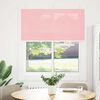 vidaXL Pleated Blind Pink 120x150 cm Fabric Width 119.4 cm Polyester