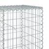 vidaXL Gabion Basket with Cover 300x50x100 cm Galvanised Iron