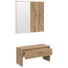 vidaXL Hallway Furniture Set Artisan Oak Engineered Wood