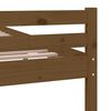 vidaXL Bed Frame without Mattress Honey Brown Solid Wood 75x190 cm Small Single
