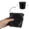 vidaXL Flower Pot 50 pcs Black &Oslash; 15 x 13 cm Plastic