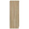 vidaXL Shoe Cabinet Sonoma Oak 30x35x100 cm Engineered Wood