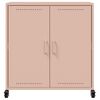 vidaXL Sideboard Pink 68x39x72 cm Steel