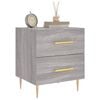 vidaXL Bedside Cabinet Grey Sonoma 40x35x47.5 cm Engineered Wood