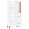 vidaXL Highboard White 69.5x34x180 cm Engineered Wood