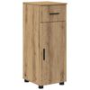 vidaXL Bathroom Furniture Set with Drawer with Door 5 pcs Artisan Oak