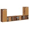 vidaXL TV Cabinet Set 4 pcs Old Wood Engineered Wood