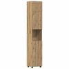 vidaXL Bathroom Cabinet Set TULUM Artisan Oak 37 x 31.5 x 203 cm