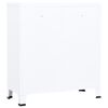 vidaXL Industrial Storage Chest White Steel