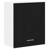 vidaXL Hanging Cabinet with Shelf Lyon 2 pcs Black Oak 50 x 31 x 60 cm