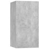 vidaXL 8 Piece TV Cabinet Set Concrete Grey Engineered Wood