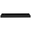 vidaXL Loggia Wall Shelves 2 pcs Black 60x15x4 cm MDF