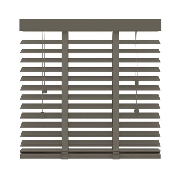 Decosol Horizontal Blinds Wood 50 mm 100x130 cm Taupe