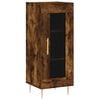 vidaXL Sideboard Smoked Oak 34.5x34x90 cm Engineered Wood