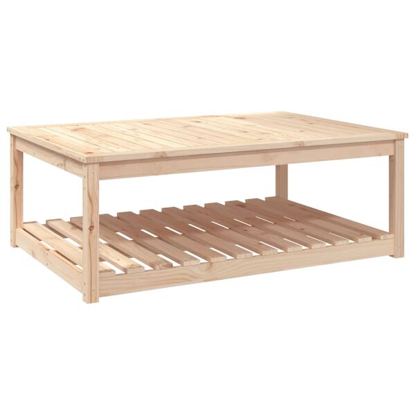 vidaXL Garden Table 121x82.5x45 cm Solid Wood Pine