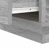 vidaXL Bedside Cabinet Grey 39 x 34.5 x 50 cm Engineered wood
