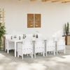 vidaXL Garden Dining Set 9 pcs Light Grey Polypropylene