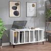 vidaXL Record Cabinet White 100x38x48 cm Engineered Wood