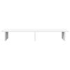 vidaXL Monitor Stand White 100x27x15 cm Engineered Wood