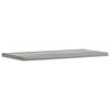 vidaXL Wall Shelves 4 pcs Grey Sonoma 40x20x1.5 cm Engineered Wood