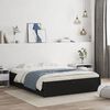 vidaXL Bed Frame with Drawers without Mattress Black 140x200 cm