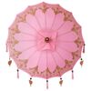 vidaXL Balinese Parasol Pink 95 x 95 x 260 cm Cotton and Wood
