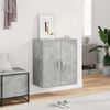 vidaXL Shoe Cabinet Concrete Grey 60x35x70 cm Engineered Wood