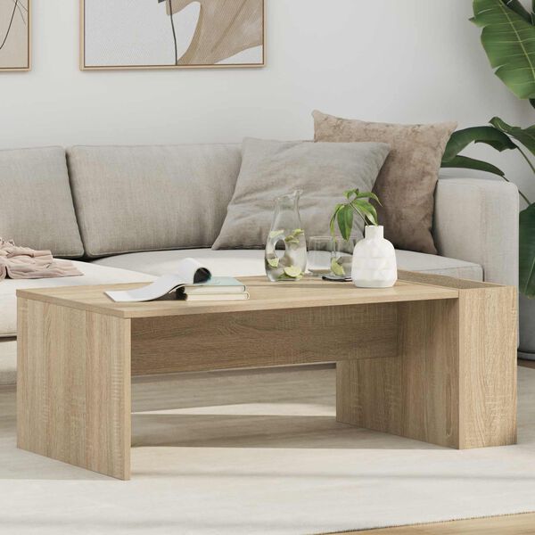 vidaXL Coffee Table Sonoma Oak 95 x 50 x 34 cm Engineered Wood