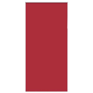 vidaXL Roller Blind Blackout Red 105x210 cm Fabric Width 100.7 cm Polyester