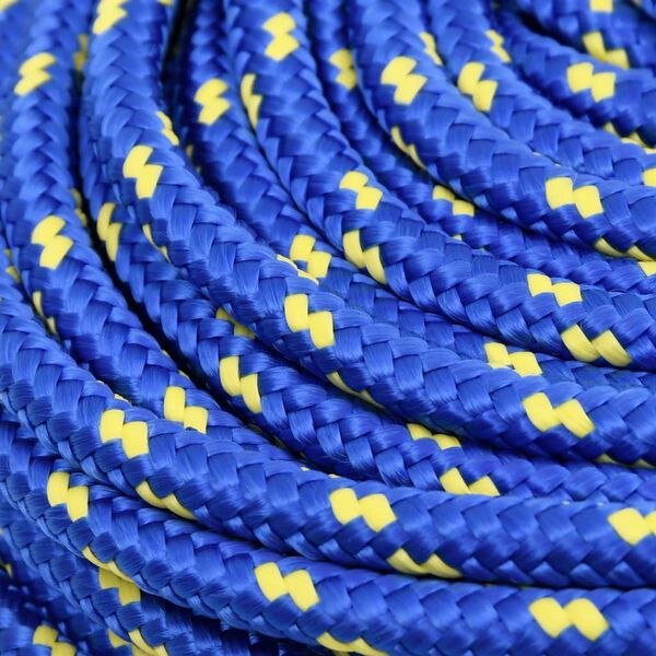 vidaXL Boat Rope Blue 6 mm 25 m Polypropylene