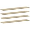 vidaXL Bookshelf Boards 8 pcs Sonoma Oak 100x20x1.5 cm Engineered Wood