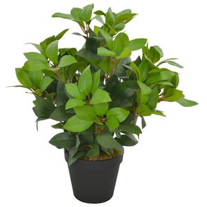 vidaXL Fake Plant | Green and brown | Polyester and wood | 40 cm