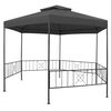 vidaXL Garden Gazebo 323x275x265 cm Anthracite