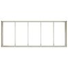 vidaXL Planter White 200x80x40 cm Steel