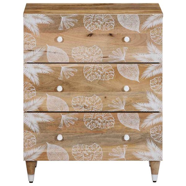 vidaXL Sideboards 2 pcs 60x33.5x75 cm Solid Wood Mango