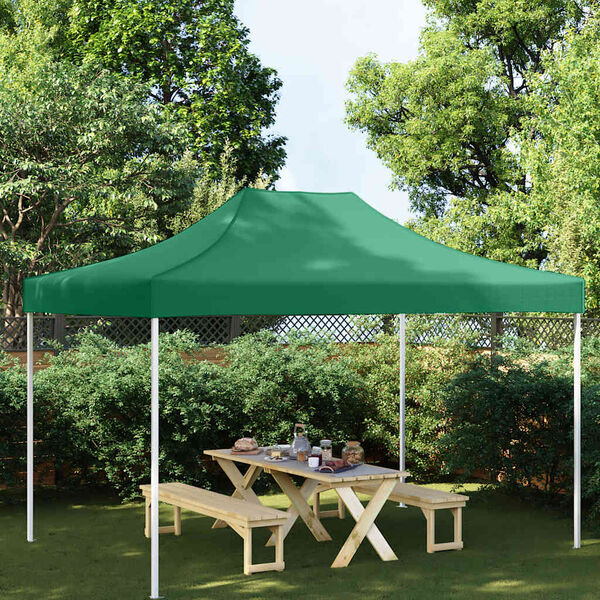 vidaXL Party Tent Roof 4x3 m Green 270 g/m²