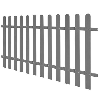 vidaXL Picket Fence WPC 200x100 cm